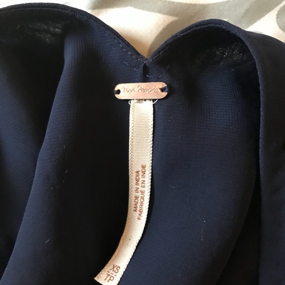 Free People Sequin Navy Dress - Picture 6 of 6